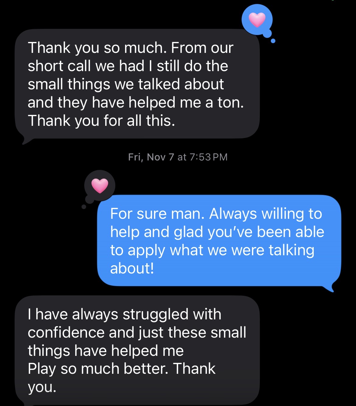 Hudson testimonial — Small Things, Big Impact